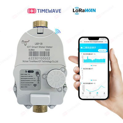Ultrasonic LoRaWAN Water Meter for Vertical / Horizontal Installation with DIN Rail Mount