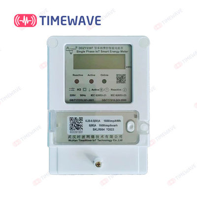 Medidor elétrico esperto IoT Lora Based Energy Meter conectada direta de Digitas da fase monofásica de LoRaWAN