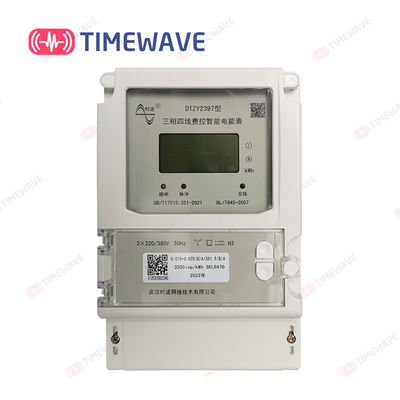 Do medidor trifásico da energia de LoRaWAN a transmissão sem fio Iot baseou o medidor da energia da eletricidade