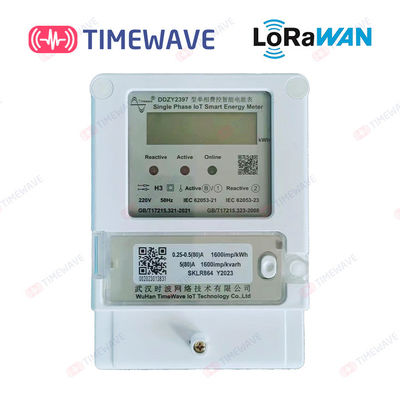 Medidor eletrônico esperto do Kwh da fase monofásica de LoraWan da plataforma da monitoração da energia de IOT