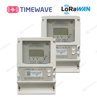 Medidor esperto da energia de Gprs do soquete do ANSI de LoRa RF Wifi do medidor da hora do watt de 3 fases