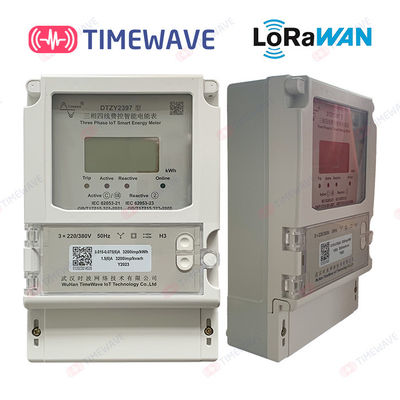 Apoio de comunicação trifásico esperto sem fio 4G de Lorawan Wifi do medidor da energia 2G