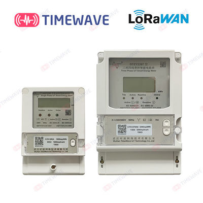 Medidores espertos Kwh inteligente da eletricidade do OEM 50Hz medidor de 3 fases
