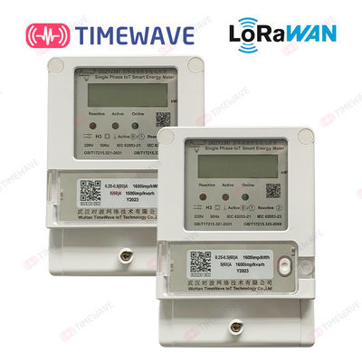 Medidor sem fio da eletricidade de Smart Iot do medidor da energia da fase monofásica 220V LoRaWAN