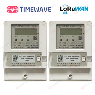 220V 1 desvio Ingelec do jammer do medidor da energia de LoRaWAN da fase param o medidor elétrico de Digitas