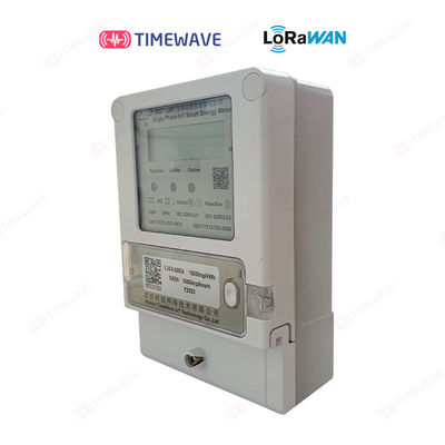 Fase monofásica esperta AS923MHz EU868MHz AU915MHz do medidor da energia de LoRaWAN do trilho do ruído
