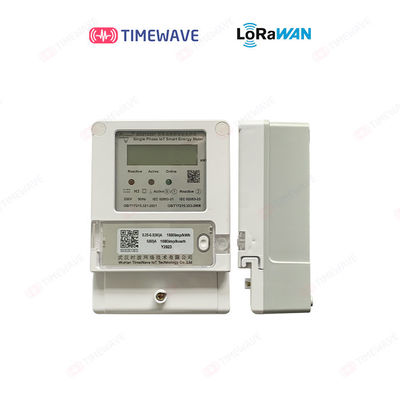 O trilho do ruído um medidor Lorawan da energia da fase pagou antecipadamente o medidor do consumo da alimentação de DC de Digitas